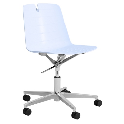 [D96864] Seduta home/office Mindy MNGP celeste senza braccioli