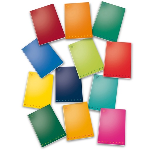[D28937] MAXIQUADERNO A4 40fg+2 80gr 1rigo c/marg MONOCROMO PIGNA