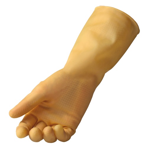 [D96939] Coppia di guanti in lattice NON felpato R92 tg. L Giallo Reflexx