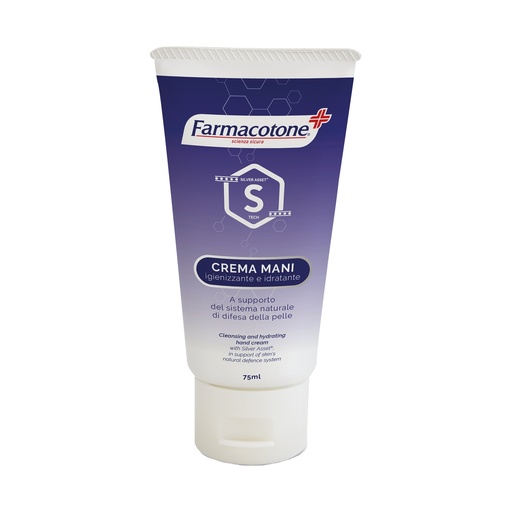 [D97049] Crema mani idratante e igienizzante 75ml Silver Asset Farmacotone (delist)