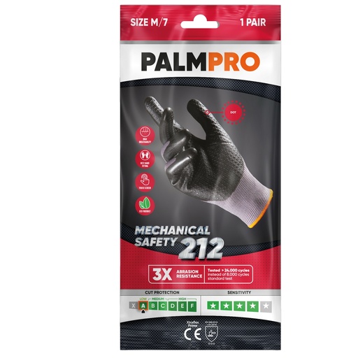 [D97085] Coppia guanti mechanical safety palmpro 212 tg. XL Icoguanti