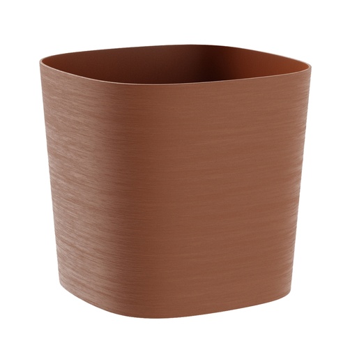 [D97116] Vaso quadrato Capri 26lt terracotta TeraPlast