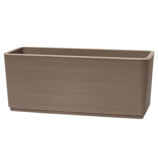 [D97122] Vaso rettangolare Sinai Dot 131lt sabbia TeraPlast