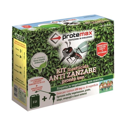 [D97130] Kit insetticida antizanzare pronto all'uso Protemax