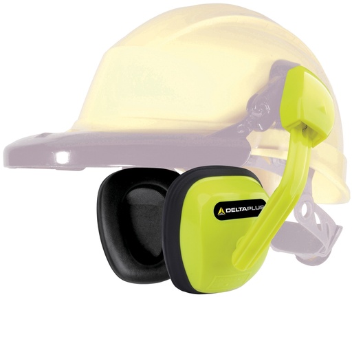 [D97184] Cuffie antirumore per elmetti giallo fluo Suzuka2 Deltaplus