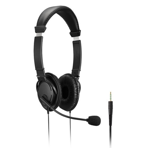 [D97379] Cuffie Stereo con microfono e controllo del volume conness. 3.5mm-- Kensington