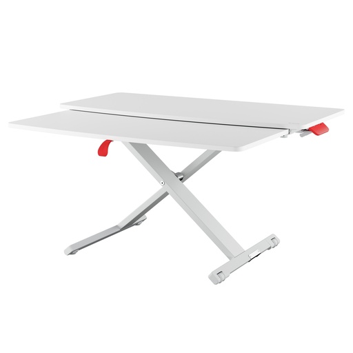 [D97391] Postazione Sit  Stand da scrivania con vassoio -Leitz Ergo Cosy
