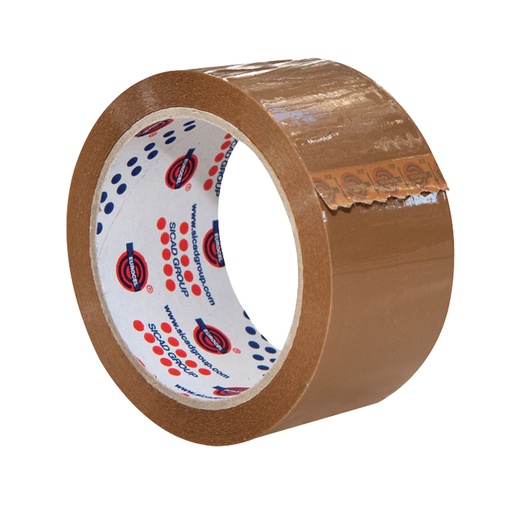 [D97488] Nastro adesivo 48mm x 132m avana PP5231 Eurocel