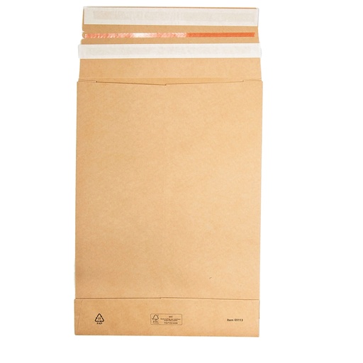 [D97512] 250 Sacchetti a fondo quadro E-Green carta kraft avana B4 25x35x5+10cm