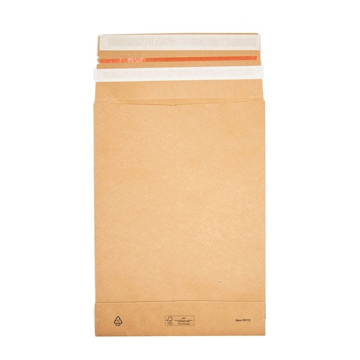 [D97513] 200 Sacchetti a fondo quadro E-Green carta kraft avana C3 35x45x12+10cm