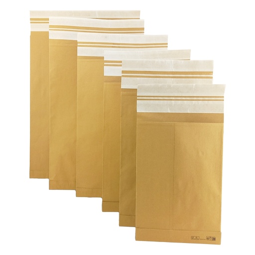 [D97532] 100 Sacchetti e-commerce E-Double avana 35x52,5cm