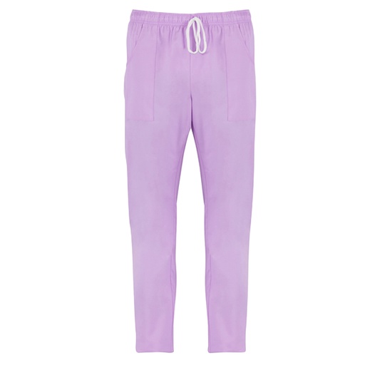 [D97889] Pantaloni Pitagora in cotone Tg. M lilla chiaro
