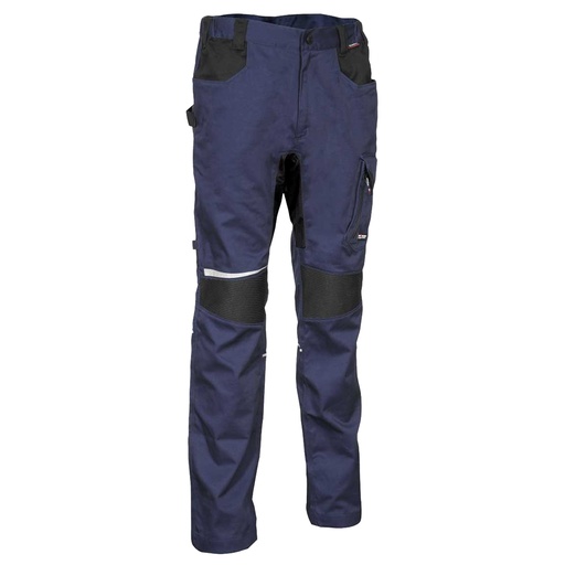 [D98027] Pantaloni Skiahos Taglia 54 Blu navy/nero Cofra