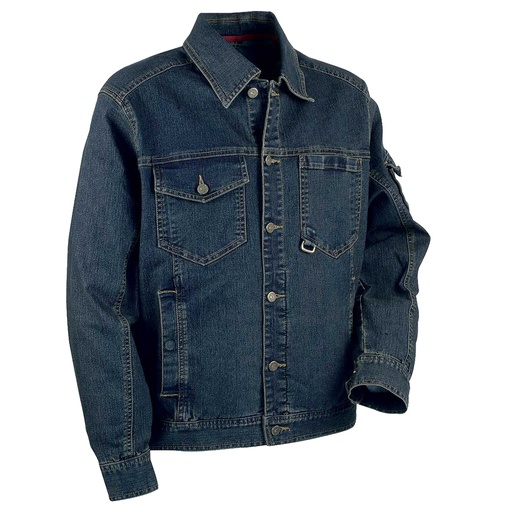 [D98095] Giacca di jeans Basel blu navy Taglia 56 Cofra