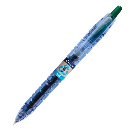 [D98224] Roller B2P GEL Begreen punta 0.7mm verde Pilot