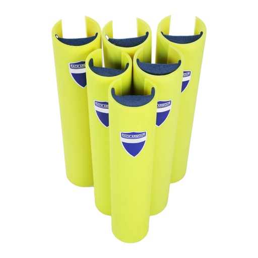 [D98321] Protezioni per scaffalature Rack ArmourH 60 cm - giallo fluo S - 70-87mm