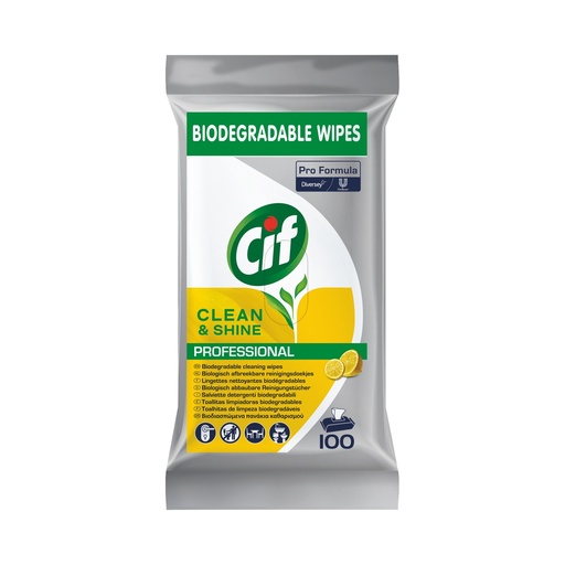 [D98370] Conf. 100 salviette multisuperfici igienizzanti biodegradabili Cif