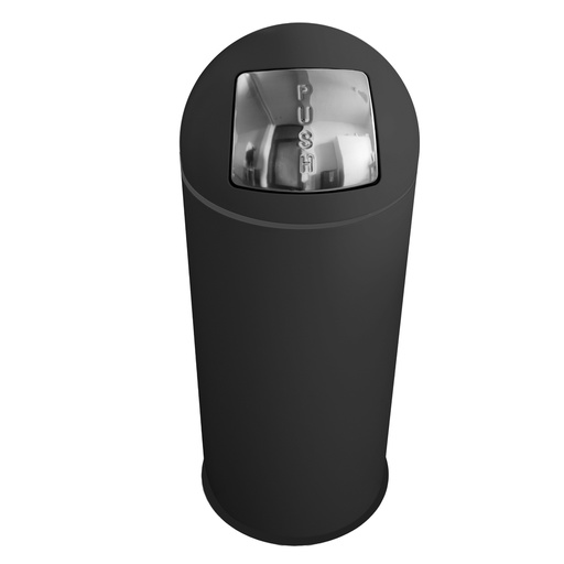 [D98458] Gettacarte Push D35cm h. 92cm nero Stilcasa