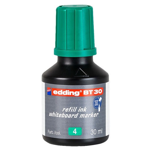[D98600] Ricarica inchiostro marcatore lavagna E-28 30ml verde E-BT30 Edding