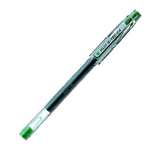 [D29432] PENNA SFERA GEL G-TEC-C4 VERDE 0.4MM PILOT