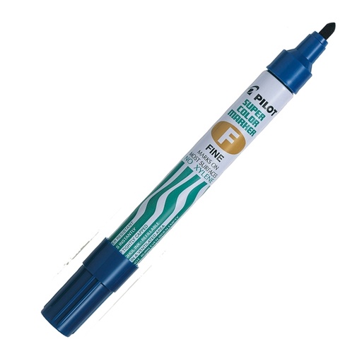 [D29439] Marcatore SUPER COLOR PERMANENT punta fine blu PILOT