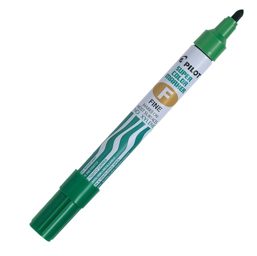 [D29444] Marcatore SUPER COLOR PERMANENT punta fine verde PILOT