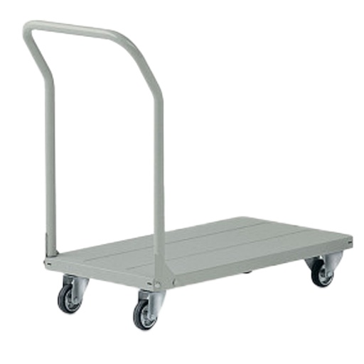 [D99053] Carrello da lavoro c/manici smontabili e pianale grigio portata 150kg