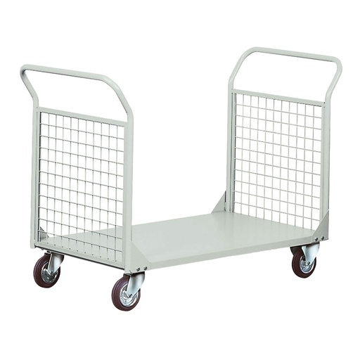 [D99057] Carrello da lavoro 2 sponde rete portata 300kg