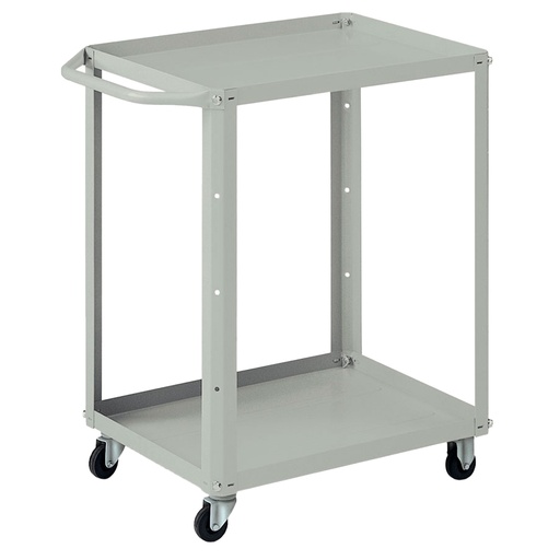 [D99084] Carrello 2 vasche da 60x45cm grigio