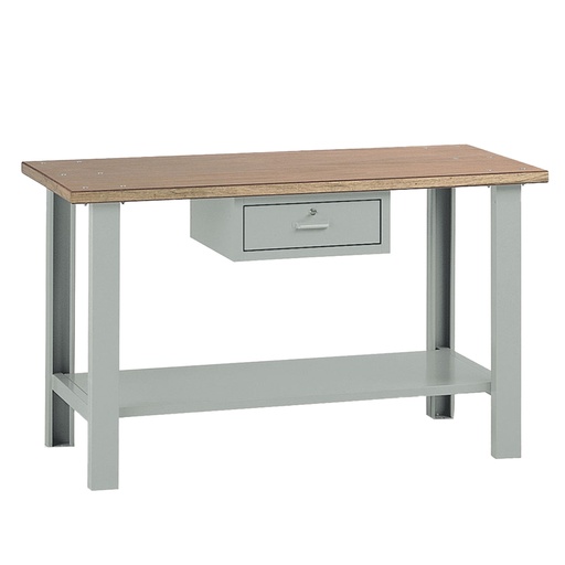 [D99092] Banco da lavoro con cassetto 150x75x90cm