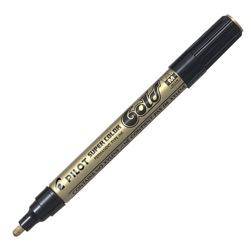 [D29470] Marcatore SUPER COLOR punta media vernice gold PILOT