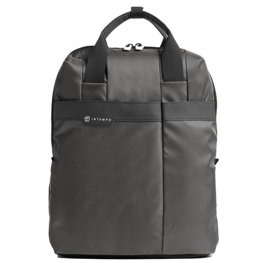 [D99214] Zaino Job dim. 31x45x15cm tessuto tecnico antracite INTEMPO