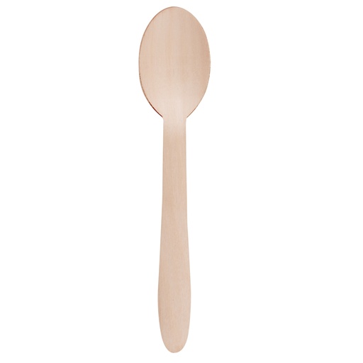 [D99428] 100 Cucchiai monouso in legno 16,5cm Signor Bio