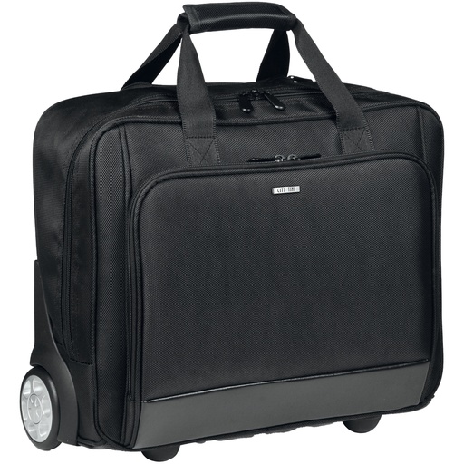 [D99499] Trolley in tessuto tecnico extra strong nero linea Essential City Time