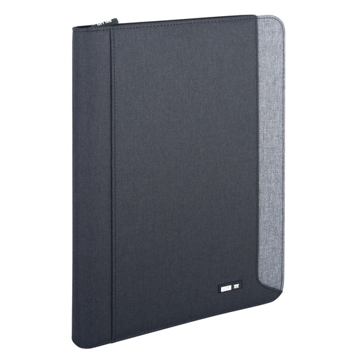 [D99504] Portablocco Dual tessuto tecnico f.to A4 nero/grigio City Time