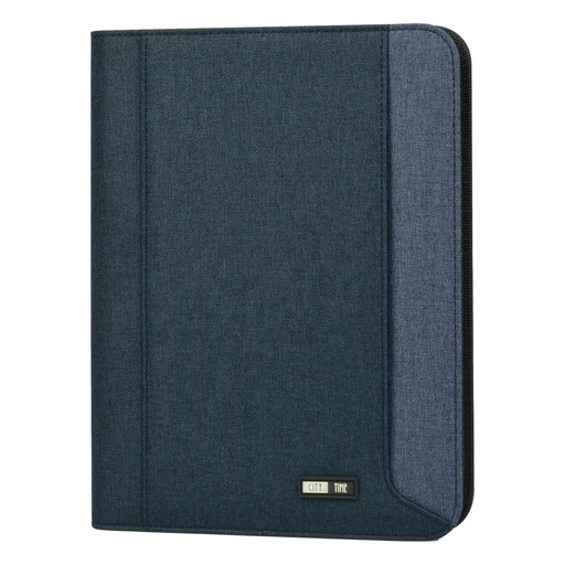 [D99505] Portablocco Dual tessuto tecnico f.to A4 grigio scuro/grigio City Time