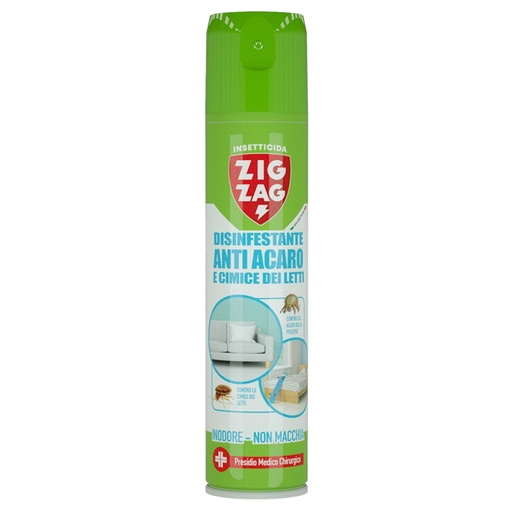 [D99540] Bomboletta spray Zig Zag anti acaro e cimici dei letti 300ml