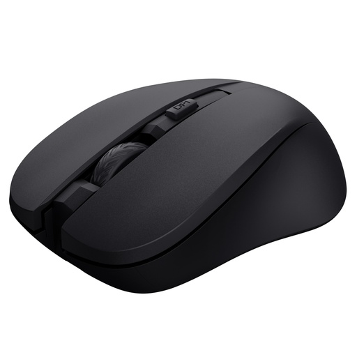 [D99575] Mouse Ottico Silenzioso Wireless Mydo Nero-Trust