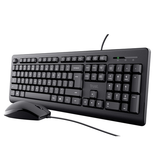 [D99578] Set tastiera e Mouse a Filo Primo-Trust
