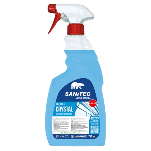 [D99580] Detergente multiuso antialone Crystal Vetri 750ml Sanitec