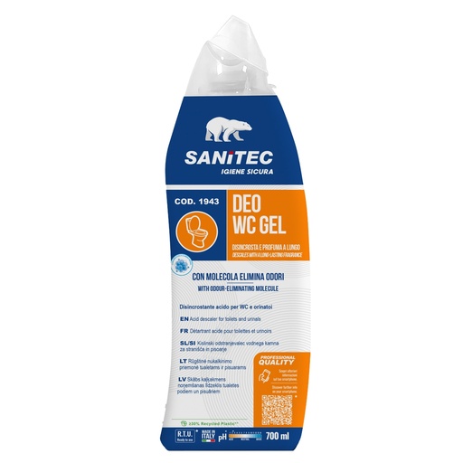 [D99584] Detergente eliminaodori disincrostante Deo WC gel 700ml Sanitec