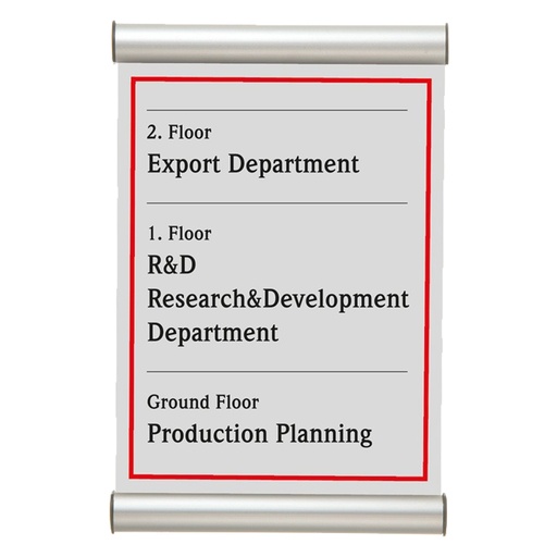 [D99661] PORTA TARGA A4 - 21X30CM APPENDIBILE DOOR SIGN
