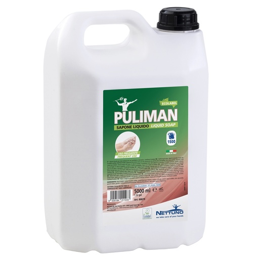 [D99668] Sapone liquido Puliman Ecolabel tanica 5L Nettuno