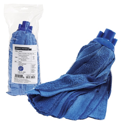 [D99674] Mop in microfibra Falcon 200gr blu Perfetto