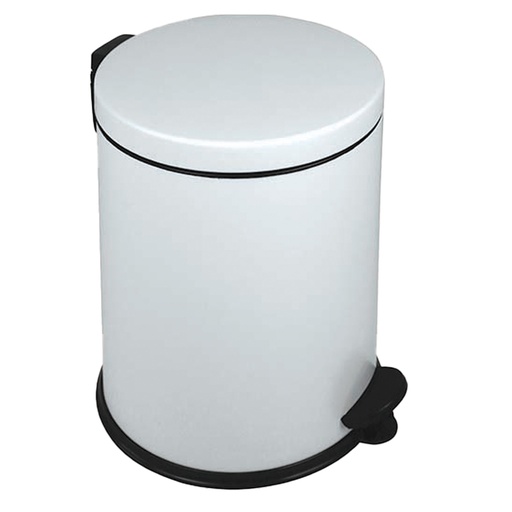 [D99695] Pattumiera a pedale New Bin Basic 12L bianco