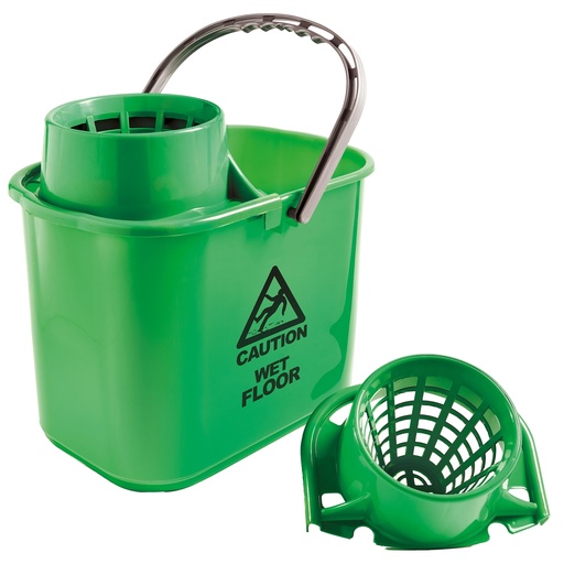 [D99712] Secchio con strizzatore Polar 15L verde Perfetto