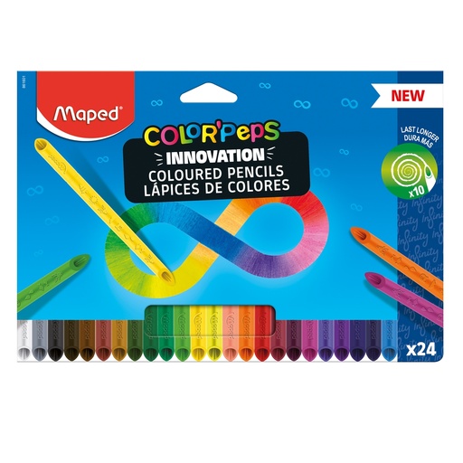 [D99795] Astuccio 24 pastelli Color'Peps Infinity Maped