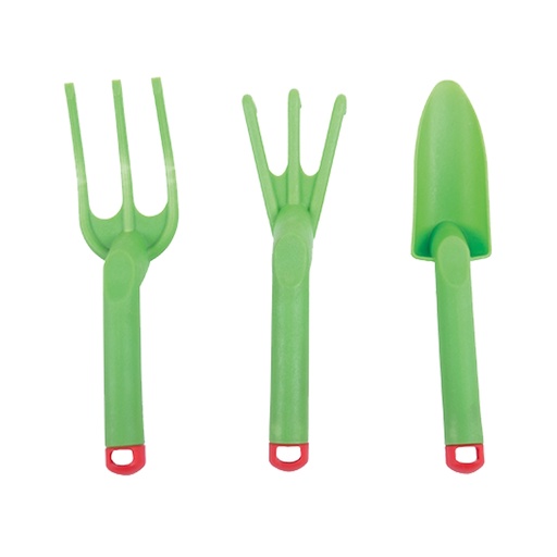 [D99833] Set 3 attrezzi da giardinaggio bambino Cwr