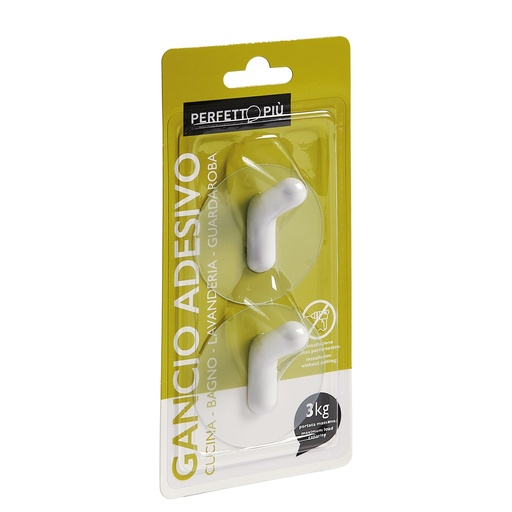 [D99845] 2 Ganci adesivi mod R. Perfetto