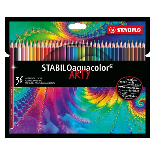 [D99916] Astuccio 36 pastelli Arty aquacolor Stabilo